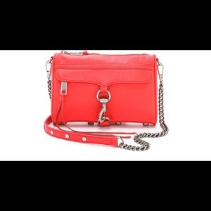 Rebecca Minkoff Mini M.A.C. Crossbody in Red